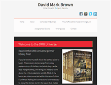 Tablet Screenshot of davidmarkbrownwrites.com